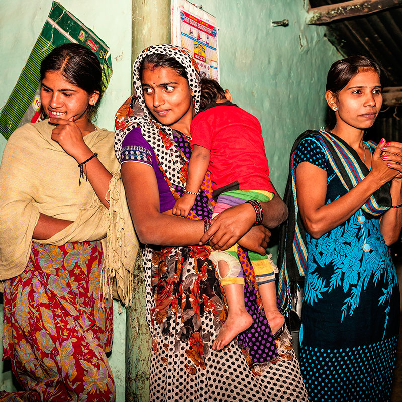 Spendenaktion Incredible India - Frauen in Indien