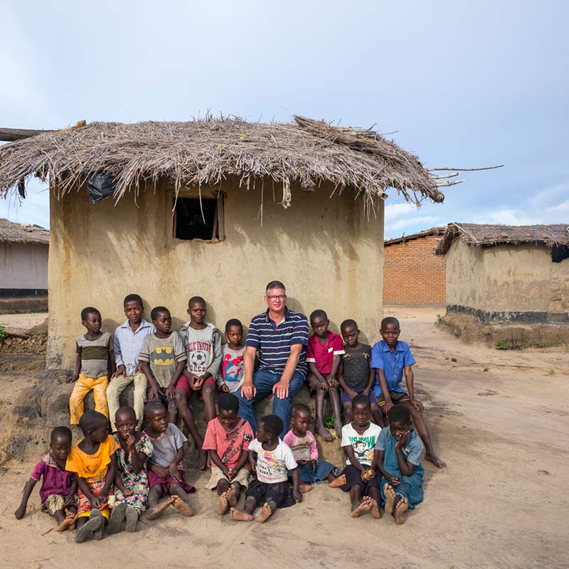 Pallottiner-Bruder Bert Meyer SAC in Malawi