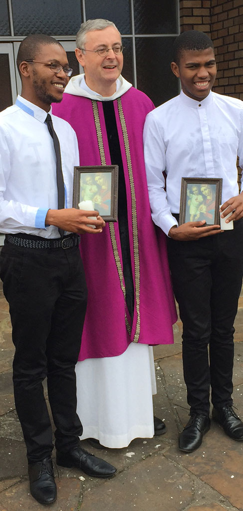 Pallottiner in Südafrika haben zwei neue Postulanten