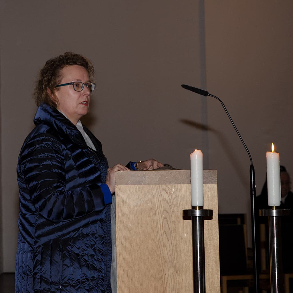 Frau Monika Neudert Vorsitzende Verein Selige Märtyrer von Dachau
