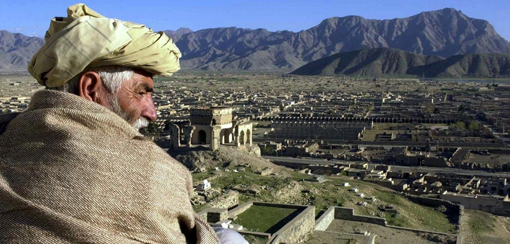 Blick auf Kabul in Afghanistan