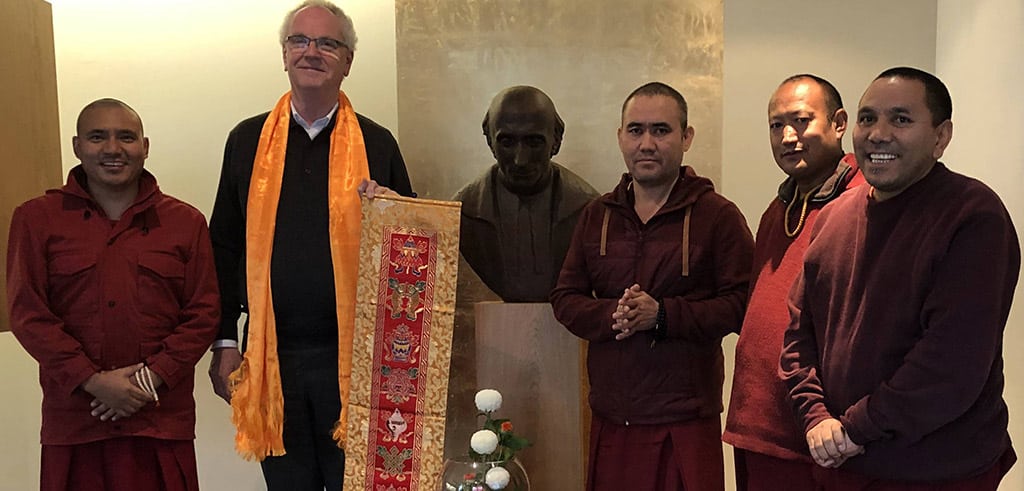 Tibetisch-buddhistische Mönche zu Gast in der Kommunität der Pallottiner