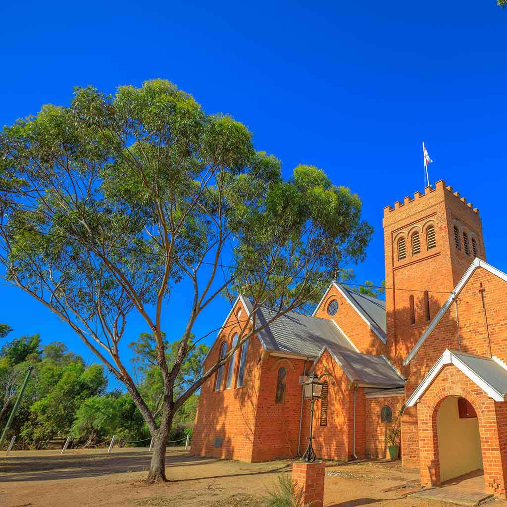 Church of the Holy Trinity in York bei Perth in Westaustralien