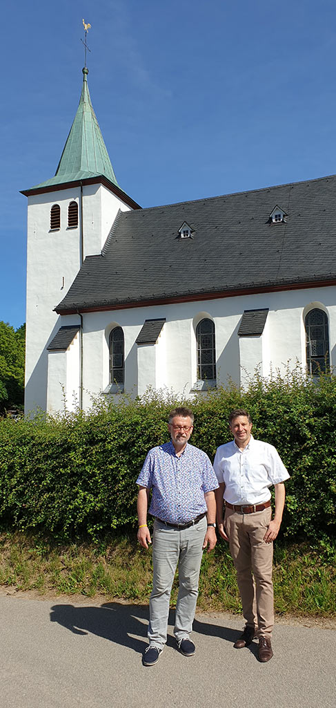 Pater Siegfried Modenbach und Pater Jürgen Heite sind Pallottiner