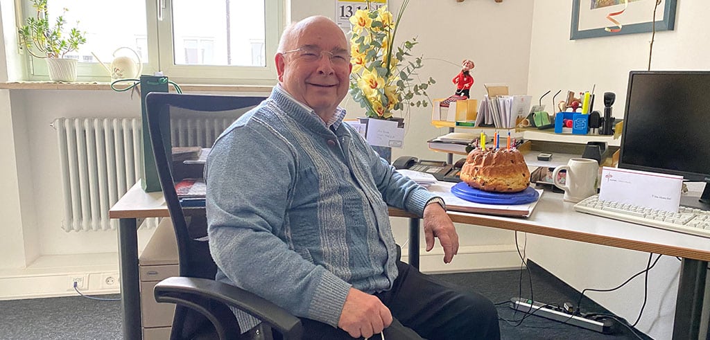 Pater Mäntele feiert seinen 80. Geburtstag
