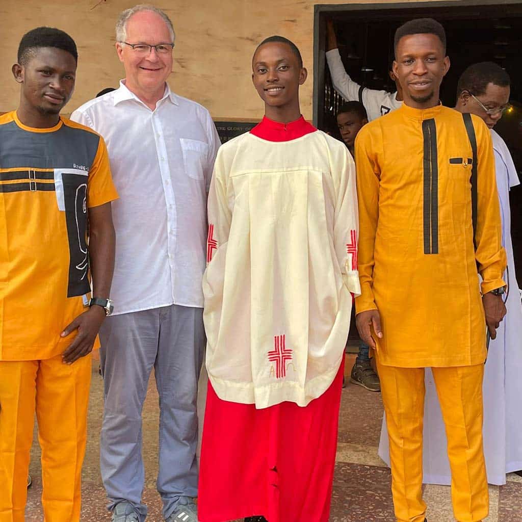 Besuch des Vizeprovinzials Pater Pfenning in Nigeria