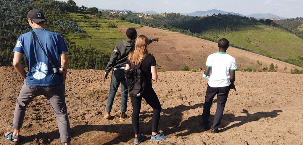 Wanderung mit Aussicht in Ruanda
