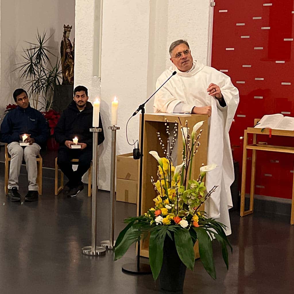 Provinzial Pater Markus Hau SAC beim Lichtmesstreffen der Pallottiner 2023