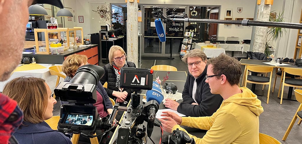 Interview für den Bayerischen Rundfunk, für einen Beitrag auf tageschau24 und in der Tagesschau.