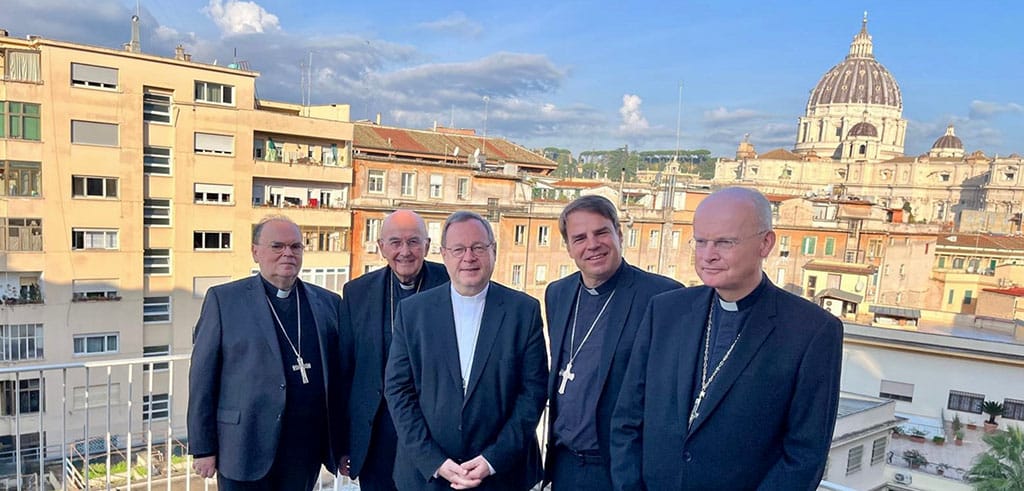 Deutsche Synodalbischöfe bei der Weltsynode Abschluss 2024