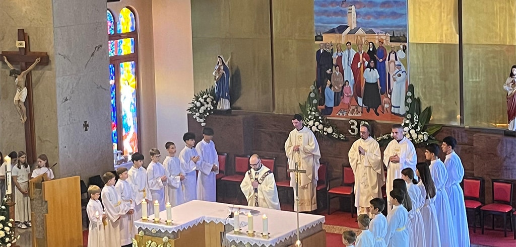 30 Jahre Pfarrei Selige Jungfrau Maria Königin der Apostel in Zaprešić (Kroatien)