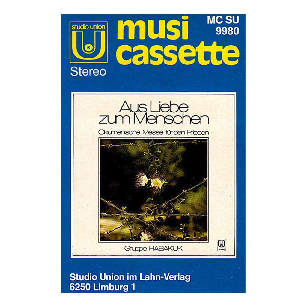 Pater Heinz Perne -Musi Cassette - Aus Liebe zum Menschen -Studio Union Limburg