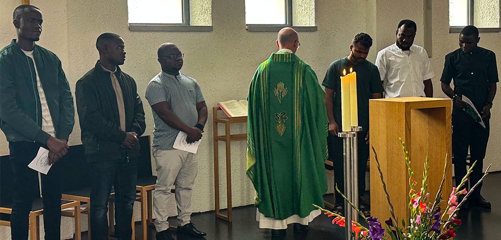 MaZ Ausreiseseminar und Aussendung 2025 Feierlicher Aussendungs-Gottesdienst in der Pallotti-Kirche der Pallottiner in Friedberg