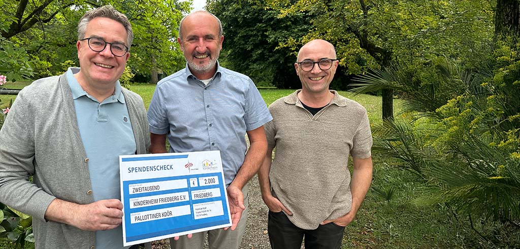 Pallottiner und Kinderheim Friedberg teilen den Erlös des gemeinsamen Fests der Begegnung 2025