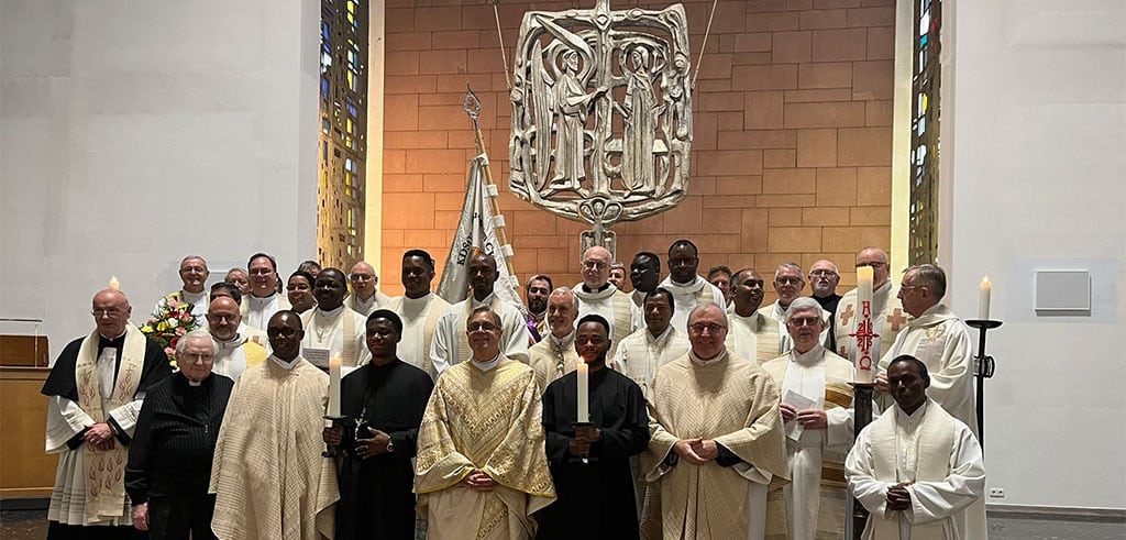 Ewige Profess der beiden fratres Athanasius Onyegesi und Blessings Chagunda