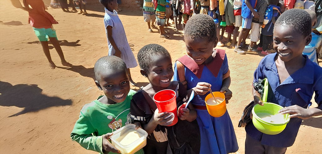 Katete Primary School in Lilongwe –Programm Schulspeisung der Pallottiner in Malawi