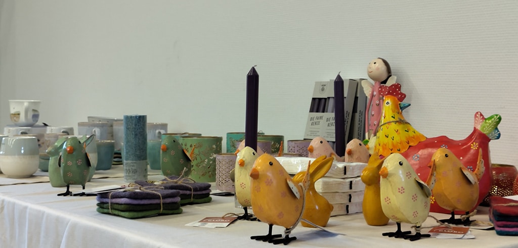 Frühlingsausstellung im Buch- und Weltladen in Vallendar Frühlingsausstellung im Buch- und Weltladen in Vallendar