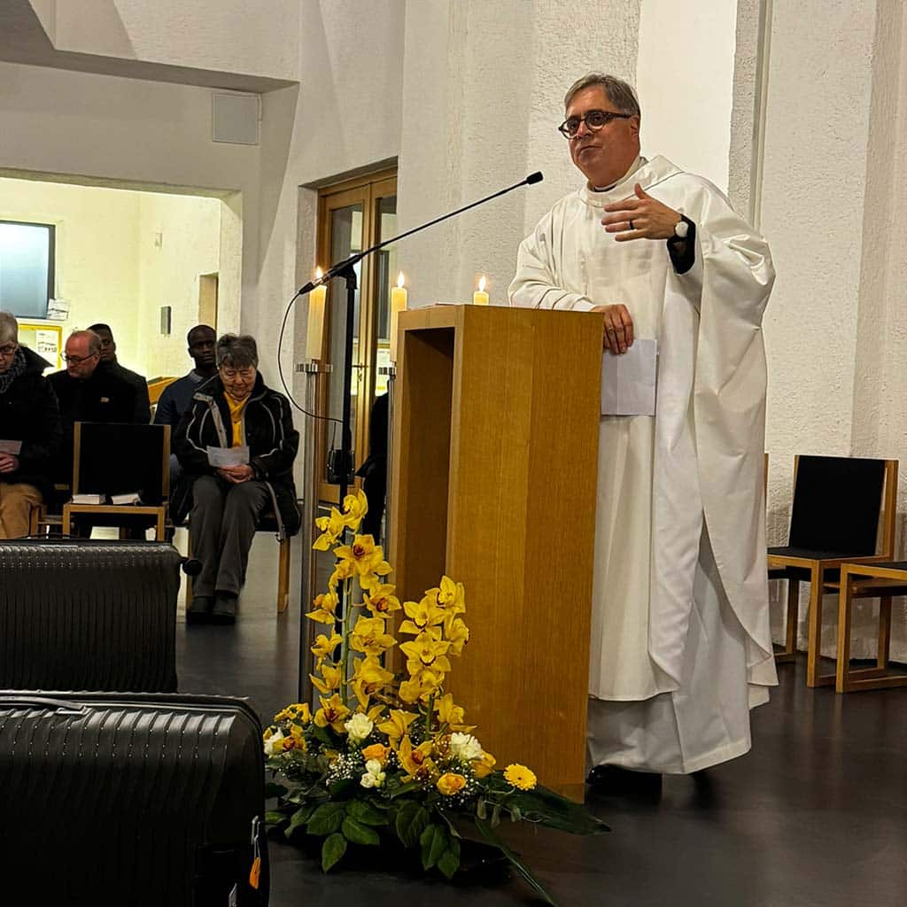 Provinzial Pater Markus Hau beim Lichtmesstreffen der Pallottiner 2026 Austausch- und Visionstreffen hat Tradition