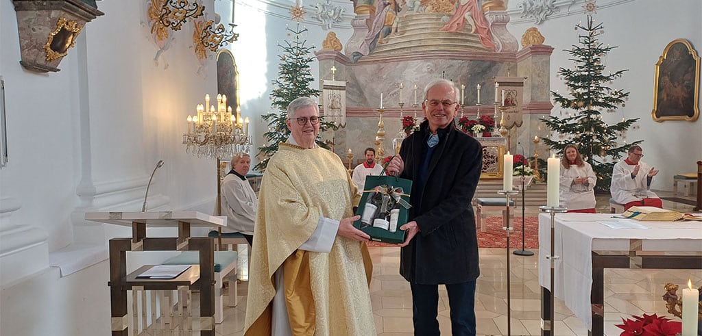 Wallfahrtskirche Herrgottsruh ehrt Roland Plomer