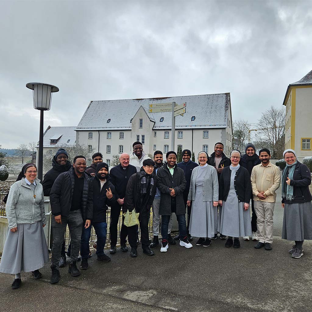 Die Ausbildungskommunität der Pallottiner zu Gast im Kloster Sießen