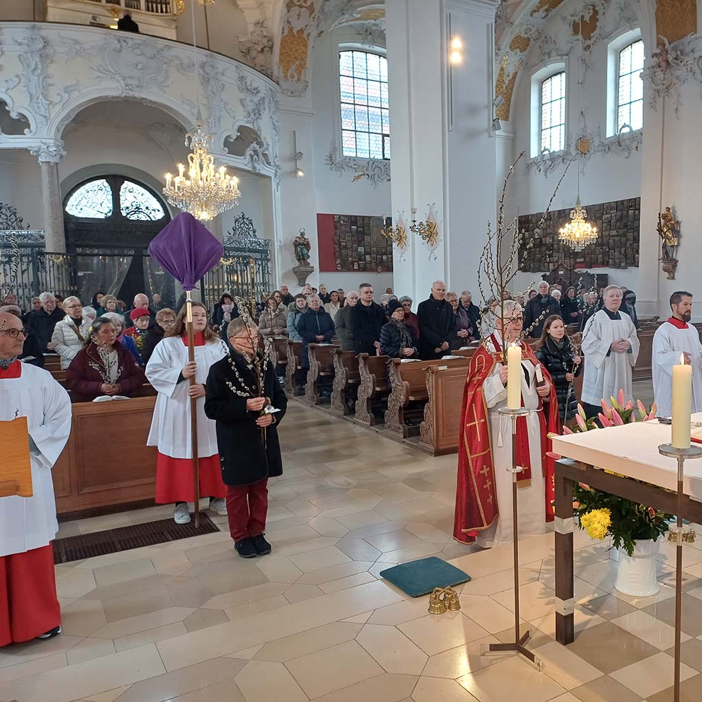 Palmsonntag in der Wallfahrtskirche Herrgottsruh 2026 Palmsonntag in der Wallfahrtskirche Herrgottsruh 2026