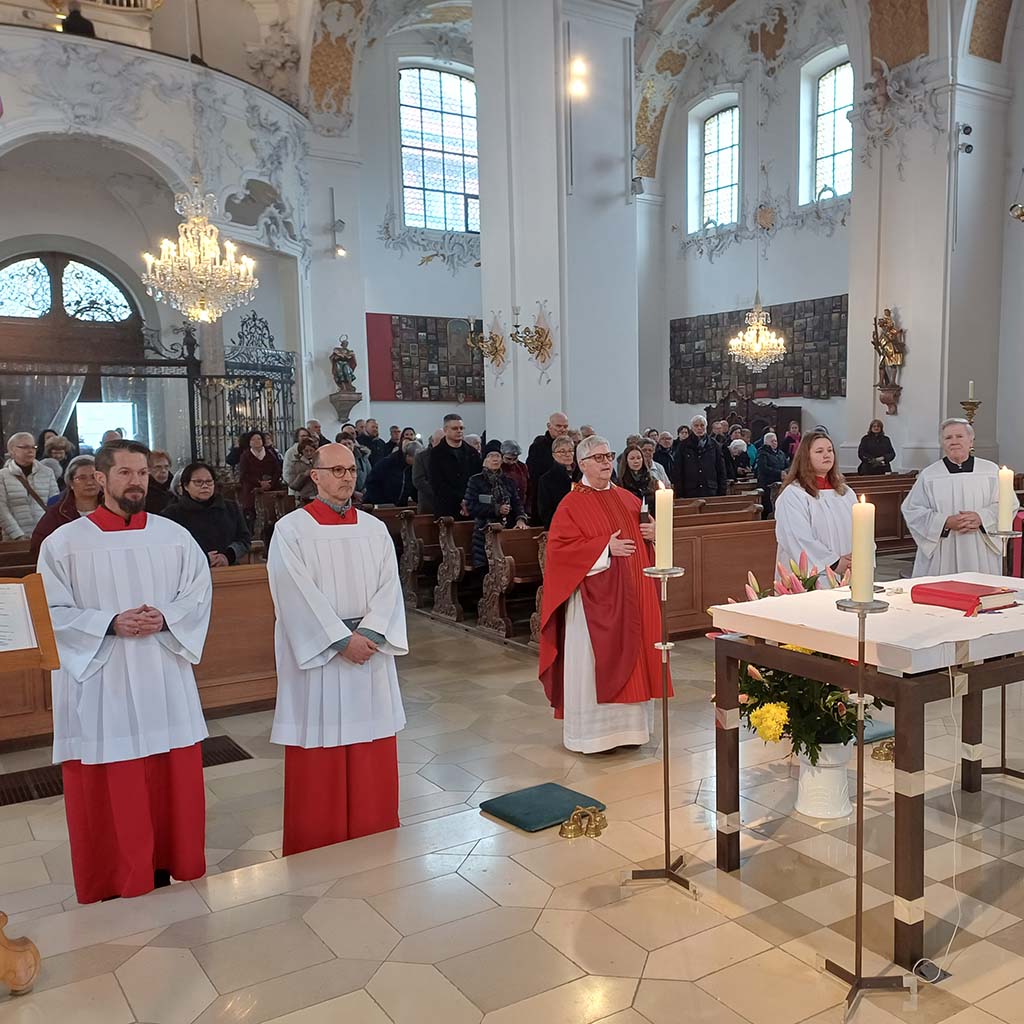 Palmsonntag in der Wallfahrtskirche Herrgottsruh