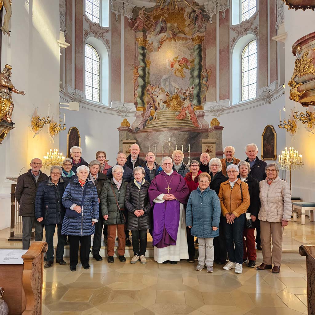 Pilgergruppe der 75. KAB-Wallfahrt nach Herrgottsruh am 3. Fastensonntag 2026