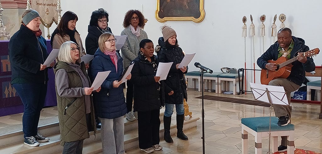 Gloria-Chor sorgte für gute Stimmung