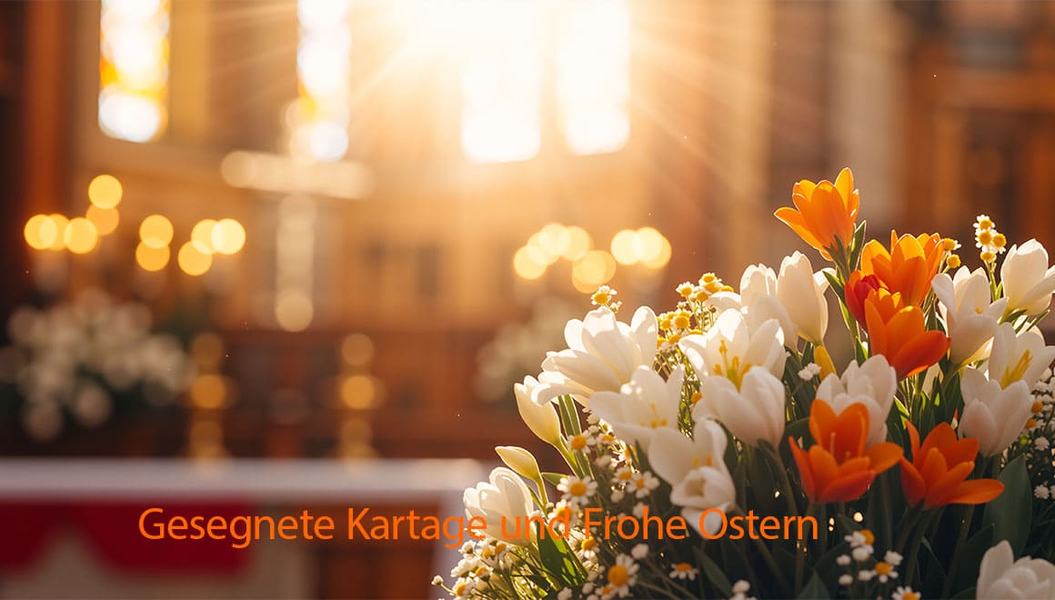 Gesegnete Kartage und Frohe Ostern!