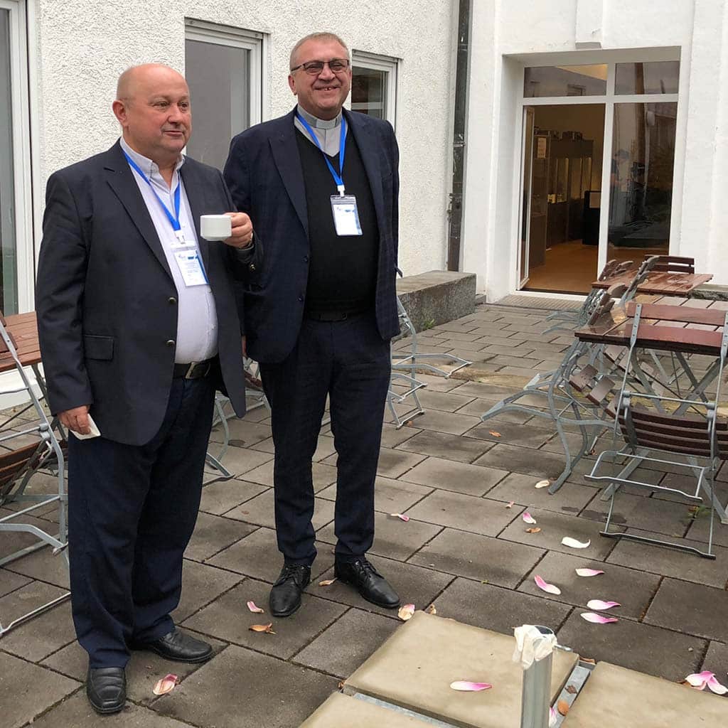 Pausenimpressionen beim Welttreffen der Höheren Obern 2026 in Friedberg