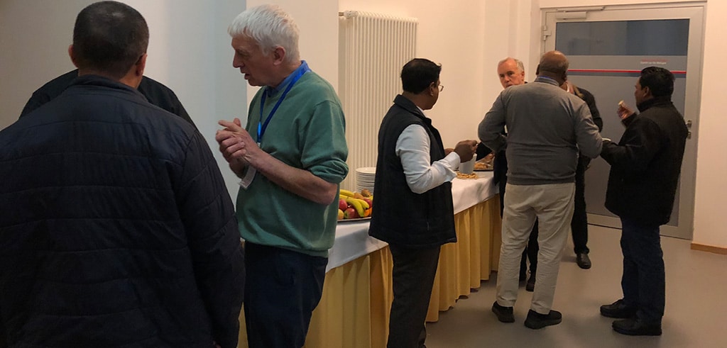 Pausenimpressionen beim Welttreffen der Höheren Obern 2026 in Friedberg