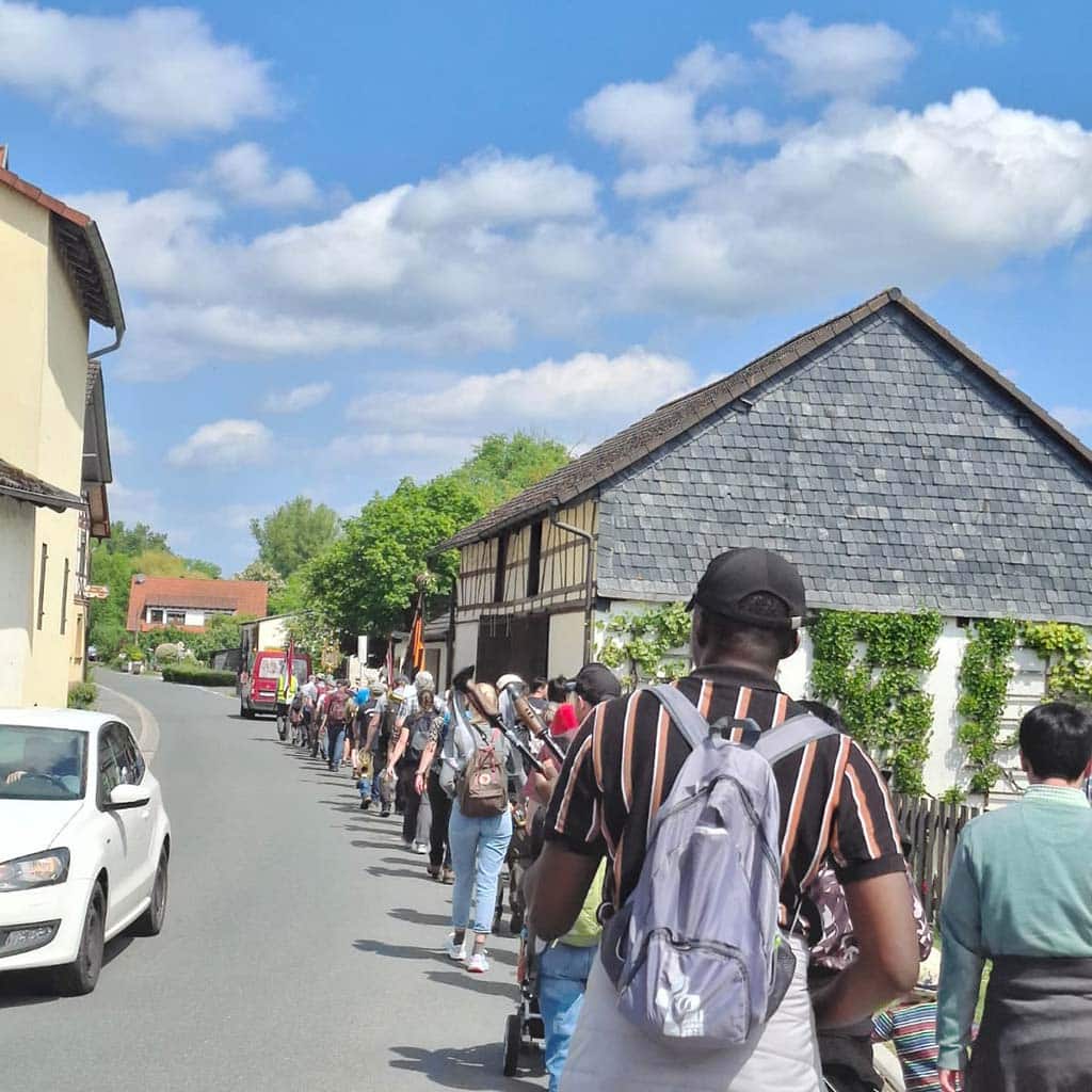 Wallfahrt der Ausbildungskommunität der Pallottiner 2026 von Untermerzbach nach Vierzehnheiligen