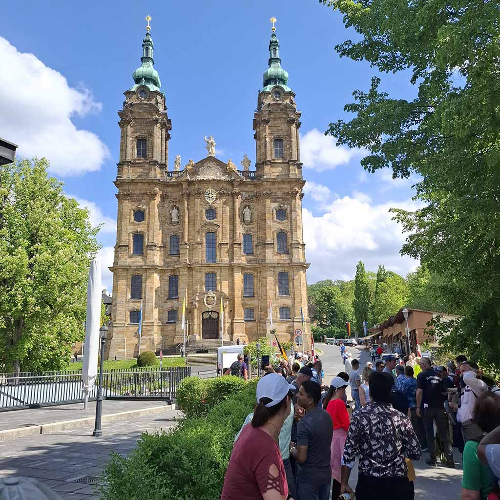Wallfahrt der Ausbildungskommunität der Pallottiner 2026 von Untermerzbach nach Vierzehnheiligen Wallfahrt der Ausbildungskommunität der Pallottiner 2026 von Untermerzbach nach Vierzehnheiligen