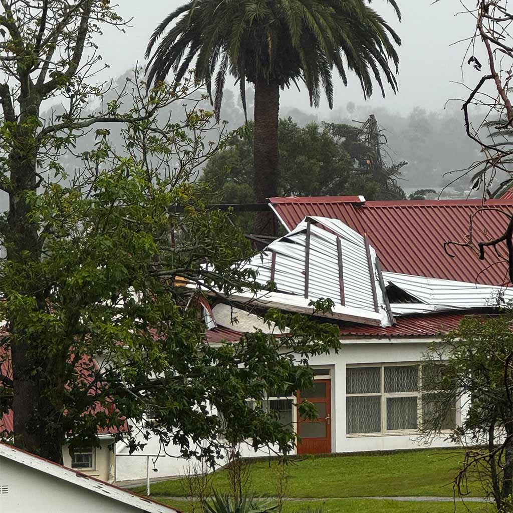 Step-Aside nach dem Sturm: Nach einem schweren Unwetter zeigte sich rund um das pallottinische Konferenz- und Unterkunftszentrum Step-Aside das Ausmaß der Zerstörung