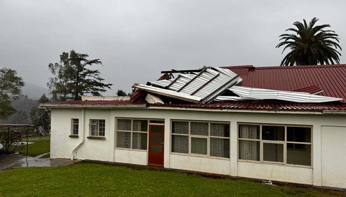 Step-Aside nach dem Sturm: Nach einem schweren Unwetter zeigte sich rund um das pallottinische Konferenz- und Unterkunftszentrum Step-Aside das Ausmaß der Zerstörung