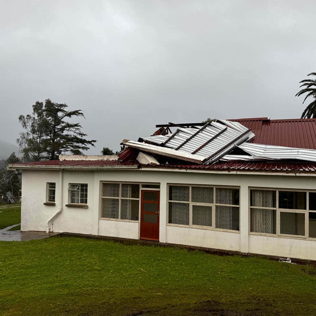 Step-Aside nach dem Sturm: Nach einem schweren Unwetter zeigte sich rund um das pallottinische Konferenz- und Unterkunftszentrum Step-Aside das Ausmaß der Zerstörung