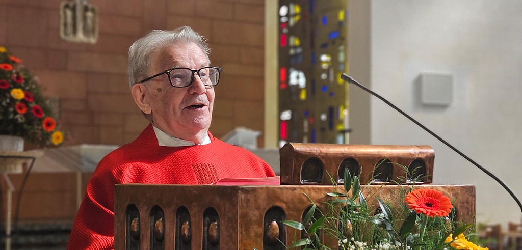 Am Pfingstsonntag, 24. Mai 2026, feierte Pater Johannes Moosmann SAC den 60. Jahrestag seiner Priesterweihe. Am Pfingstsonntag, 24. Mai 2026, feierte Pater Johannes Moosmann SAC den 60. Jahrestag seiner Priesterweihe.