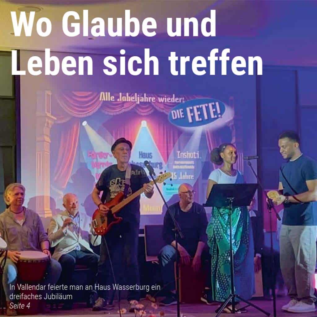 Pallottis Werk Titel August 2026 Titelseite von Pallottis Werk 03/2026