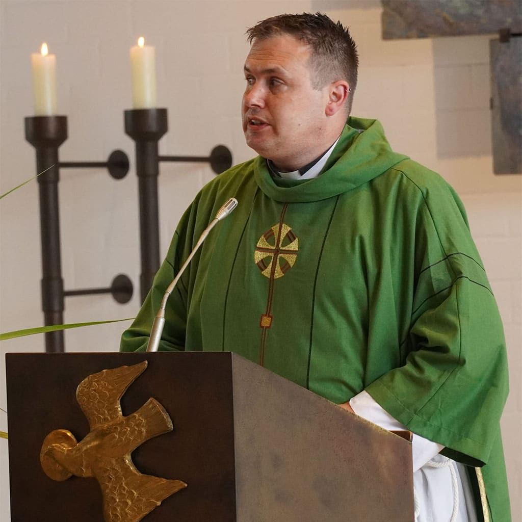 Diakon Sebastian Wagner SAC Verabschiedung von Diakon Sebastian Wagner