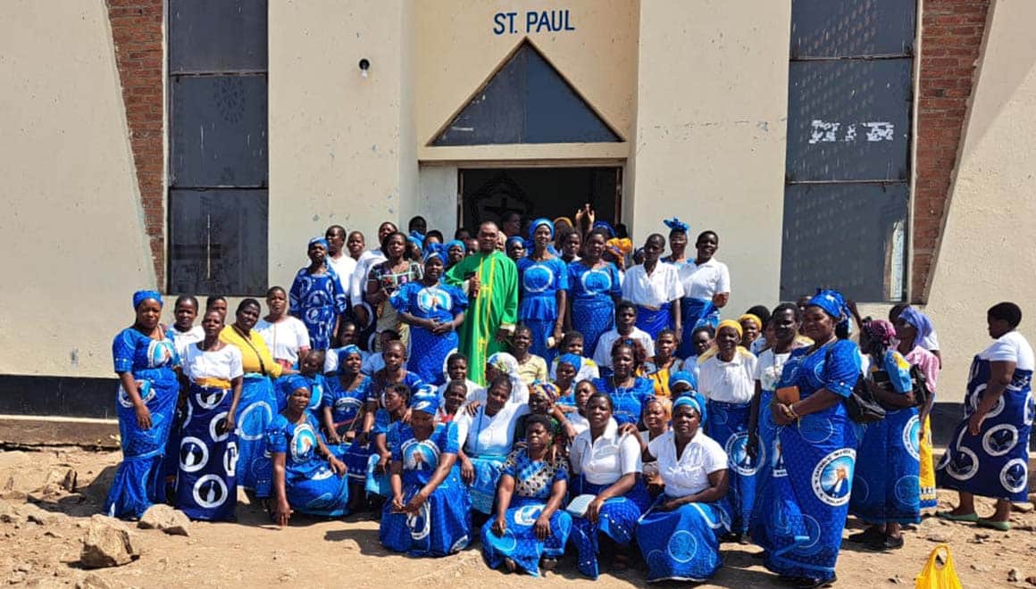 Einkehrtage in der katholische Gemeinde St Paul Chiyendausiku in Malawi