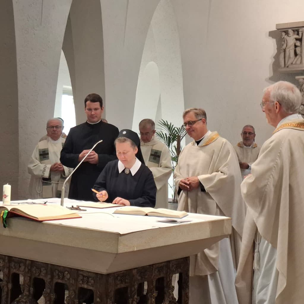 Erste Profess von frater Steffen Ehlers in Limburg 2026
