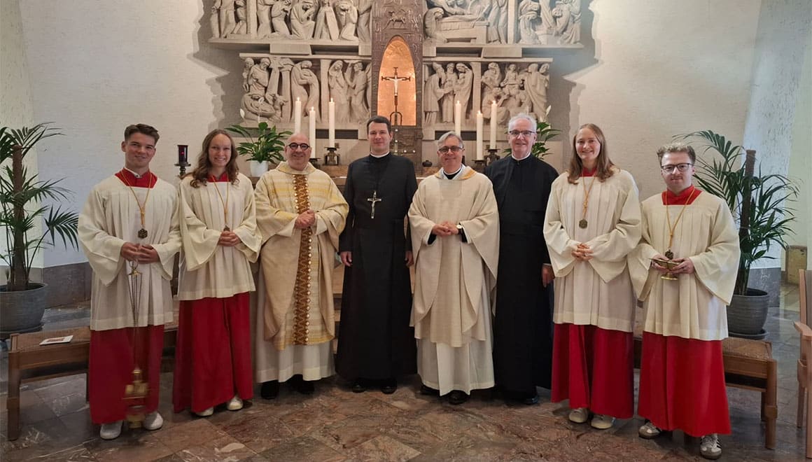 Erste Profess von frater Steffen Ehlers im Limburger Missionshaus
