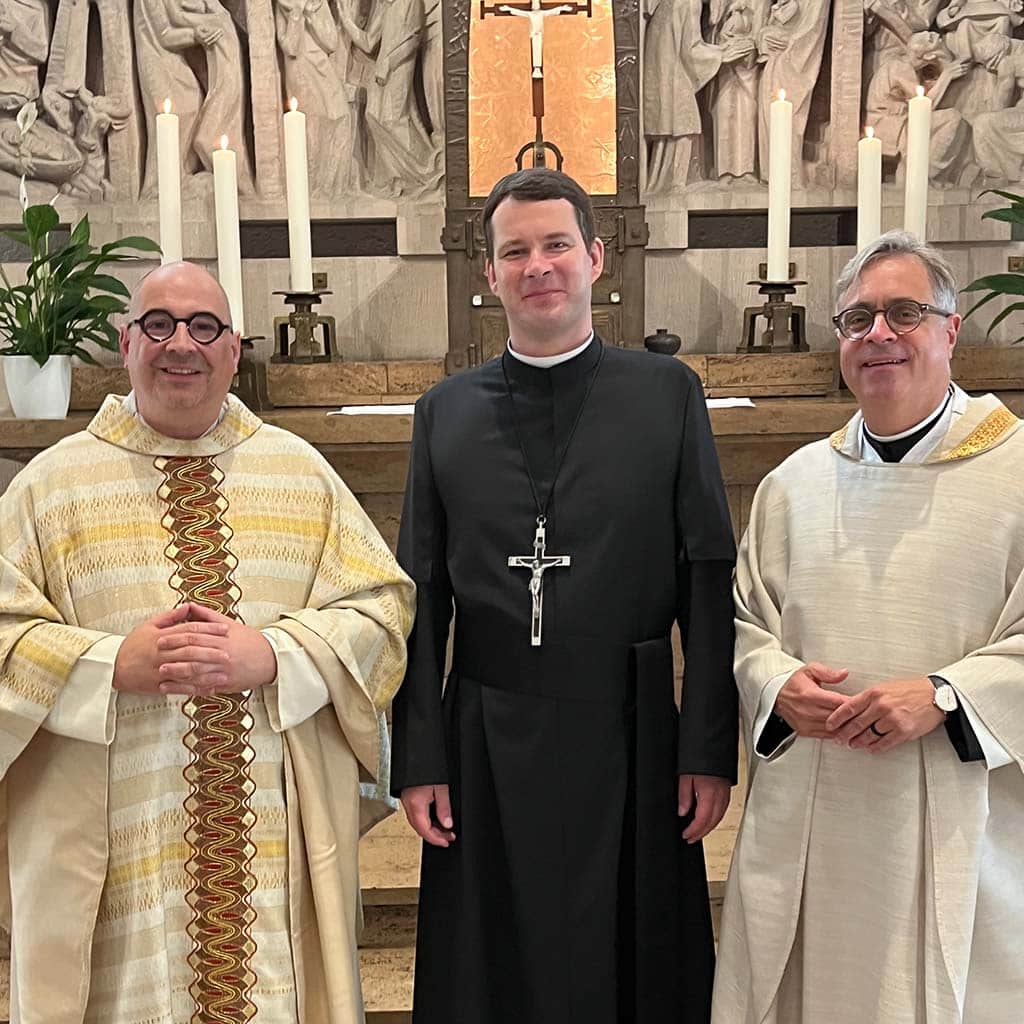 Erste Profess von frater Steffen Ehlers im Limburger Missionshaus der Pallottiner