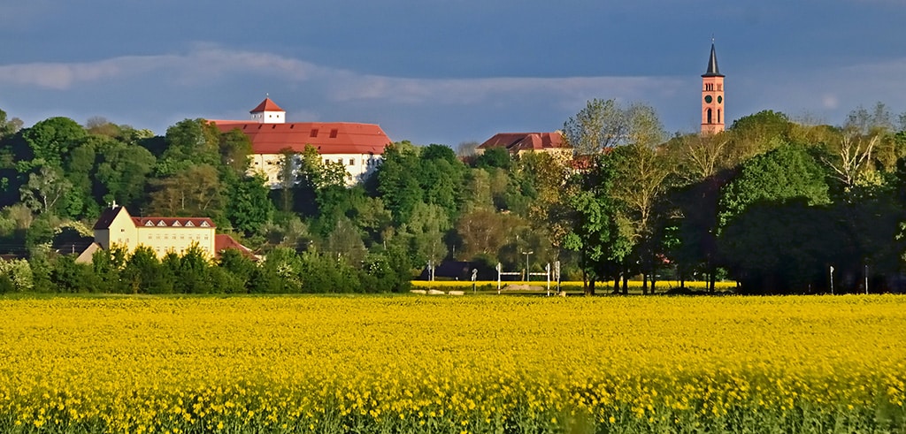 Stadtansicht von Friedberg Friedberg in Bayern